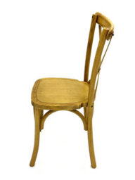 Light Rustic Cross Back Wooden Chairs, Rustic Wooden Dining Chairs, Wedding Chair Be Furniture - thumbnail 4
