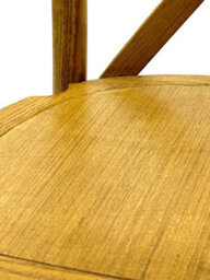 Light Rustic Cross Back Wooden Chairs, Rustic Wooden Dining Chairs, Wedding Chair Be Furniture - thumbnail 7