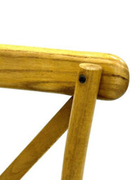 Light Rustic Cross Back Wooden Chairs, Rustic Wooden Dining Chairs, Wedding Chair Be Furniture - thumbnail 5