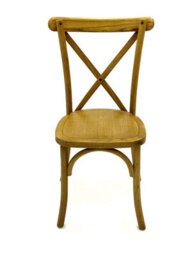 Light Rustic Cross Back Wooden Chairs, Rustic Wooden Dining Chairs, Wedding Chair Be Furniture - thumbnail 3