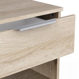 FurniComp LTD Furnicomp Chicago 1 Drawer Bedside Table - Kronberg Oak - thumbnail 6