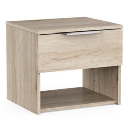 FurniComp LTD Furnicomp Chicago 1 Drawer Bedside Table - Kronberg Oak - thumbnail 4