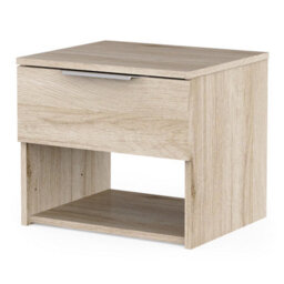 FurniComp LTD Furnicomp Chicago 1 Drawer Bedside Table - Kronberg Oak - thumbnail 2