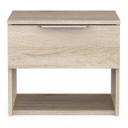 FurniComp LTD Furnicomp Chicago 1 Drawer Bedside Table - Kronberg Oak - thumbnail 3