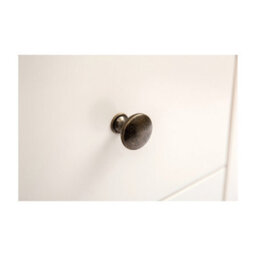 Cabinet Bits Maggiori 3 Drawer Desk - Dressing Table Brass Knob - thumbnail 6