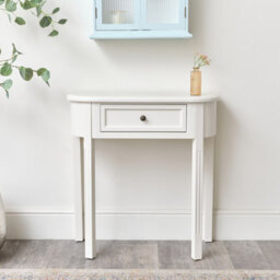 Melody Maison Ivory Half Moon Table - Daventry Ivory Range