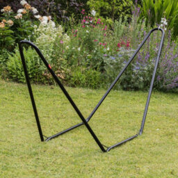 Harbour Housewares Garden Spreader Bar Hammock With Stand - Multi Stripe - thumbnail 7
