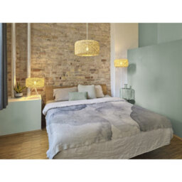 Osram Decor Paper Bale Floor Lamp E27 Beige Boho Style Standing Light - thumbnail 8
