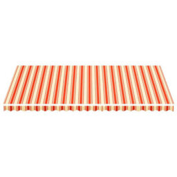 Berkfield Replacement Fabric For Awning Yellow And Orange 6X3.5 M - thumbnail 3