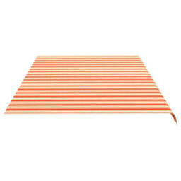 Berkfield Replacement Fabric For Awning Yellow And Orange 6X3.5 M - thumbnail 4