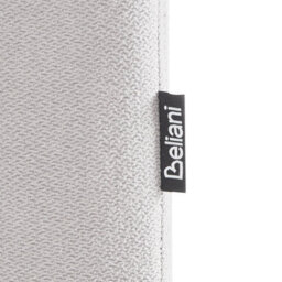 Beliani Grey Tufted Bar Stool Set Of 2 With Footrest - Modern Grey Velvet-Effect Fabric - Pair - thumbnail 8