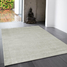 Plain Grey Modern Handmade Rug For Dining Room Bedroom & Living Room-120Cm X 170Cm - thumbnail 1