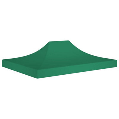 Walplus Party Tent Garden Gazebo Canopy Roof 4X3 M Green 270 G/mâ² - image 1