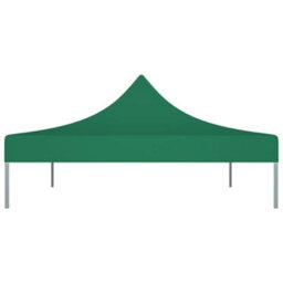 Walplus Party Tent Garden Gazebo Canopy Roof 4X3 M Green 270 G/mâ² - thumbnail 4