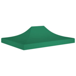 Walplus Party Tent Garden Gazebo Canopy Roof 4X3 M Green 270 G/mâ² - thumbnail 1