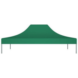 Walplus Party Tent Garden Gazebo Canopy Roof 4X3 M Green 270 G/mâ² - thumbnail 3