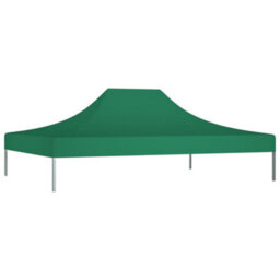 Walplus Party Tent Garden Gazebo Canopy Roof 4X3 M Green 270 G/mâ² - thumbnail 2