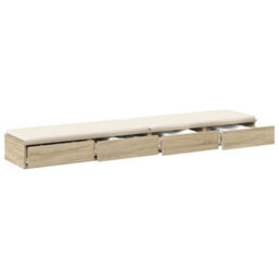 Berkfield Bed Drawers Sonoma Oak 200X36,5X16,5 Cm Engineered Wood - thumbnail 3
