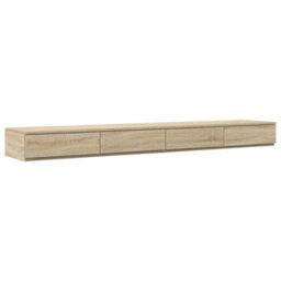 Berkfield Bed Drawers Sonoma Oak 200X36,5X16,5 Cm Engineered Wood - thumbnail 2