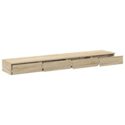 Berkfield Bed Drawers Sonoma Oak 200X36,5X16,5 Cm Engineered Wood - thumbnail 5