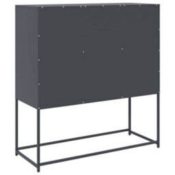 Berkfield Sideboard Anthracite 100.5X39X107 Cm Cold-Rolled Steel - thumbnail 8