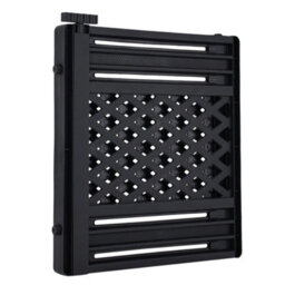 Living And Home Black Indoor Extendable Pet Gate Barrier For Door, 66Cm H - thumbnail 4