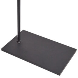 Wyld And Coco Black Metal Coat Stand 169 Cm Freestanding Industrial Modern Jacket Rack For Hallway - thumbnail 7
