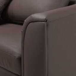 Beliani Corner Sofa 4 Seater Oslo Leather Brown Right Hand - thumbnail 4