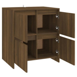 Berkfield Sideboard Brown Oak 70X41X75 Cm Engineered Wood - thumbnail 5
