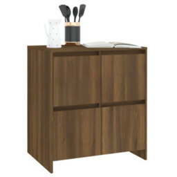 Berkfield Sideboard Brown Oak 70X41X75 Cm Engineered Wood - thumbnail 7