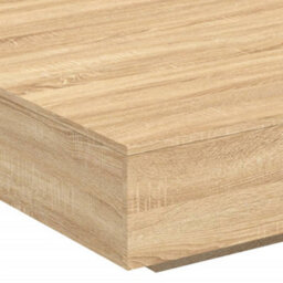 Berkfield Coffee Table With Led Lights Sonoma Oak 100X100X31 Cm - thumbnail 9