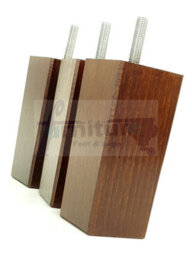 L&F 4X Replacement Furniture Legs Solid Wood 110mm High Sofas Chairs Settee Cabinets Legs M8 Tsp2055 - thumbnail 3