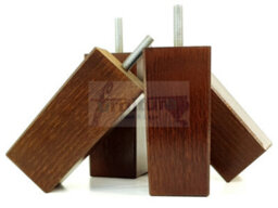 L&F 4X Replacement Furniture Legs Solid Wood 110mm High Sofas Chairs Settee Cabinets Legs M8 Tsp2055 - thumbnail 4