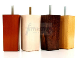 L&F 4X Replacement Furniture Legs Solid Wood 110mm High Sofas Chairs Settee Cabinets Legs M8 Tsp2055 - thumbnail 9