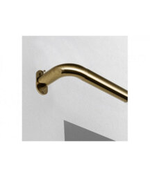 25-28mm Room Darkening Extendable Curtain Pole - Antique Brass, 170-300Cm - thumbnail 2