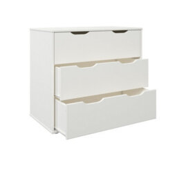 Flair Noomi Nora Midi Wooden Midsleeper Frame Only - White - thumbnail 9