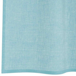 Berkfield Voile Curtains With Loops 2 Pcs Turquoise 140X175 Cm - thumbnail 6