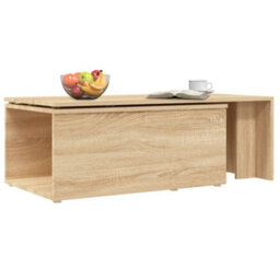 Berkfield Coffee Table Sonoma Oak 150X50X35 Cm Engineered Wood - thumbnail 5