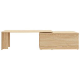 Berkfield Coffee Table Sonoma Oak 150X50X35 Cm Engineered Wood - thumbnail 6