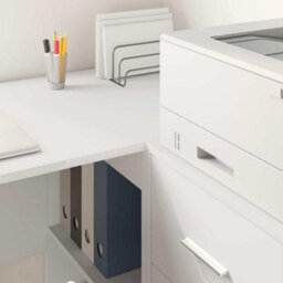 Berkfield Modern Corner Desk White 102X88X75 Cm Engineered Wood - thumbnail 4