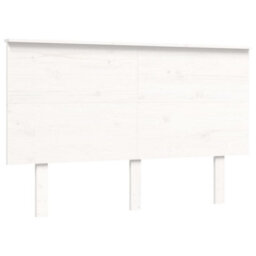 Berkfield Bed Frame With Headboard White Small Double Solid Wood - thumbnail 8
