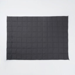 Ohs Weighted 6Kg Blanket Quilted, Charcoal - 125 X 180Cm - thumbnail 5