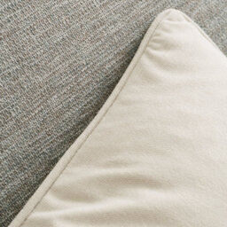 Catherine Lansfield Wilson Velvet 45X45Cm Cushion Natural - thumbnail 2