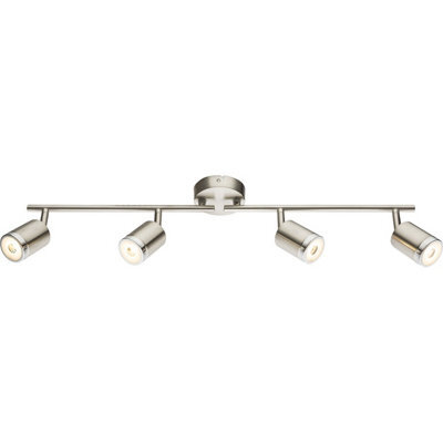Luminosa Lighting Luminosa Comore Ceiling Spotlight Bar Nickel Matt 4X Led 3000K - image 1