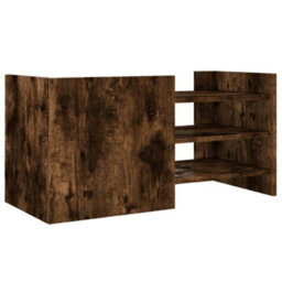 Berkfield Tv Cabinet Smoked Oak 80X35X40 Cm Engineered Wood - thumbnail 5