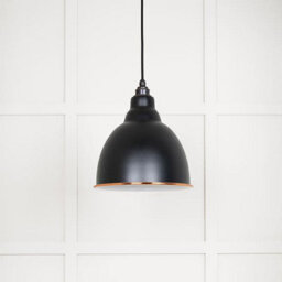From the Anvil White Gloss Brindley Pendant In Elan Black - thumbnail 3