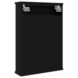 Walplus Bathroom Mirror Cabinet Black Oak 42X12X60 Cm Engineered Wood - thumbnail 6