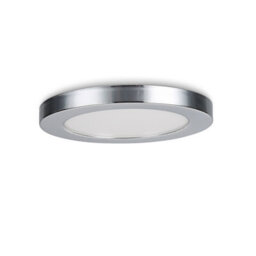 Plum&clay Gemini Chrome Led Round Ceiling & Wall Light 3 Way Colour Changing 12W