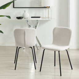 Furniturebox Furniturbeox Uk Asti Grey Marble Ceramic Top Dining Table & 4 Cream Asti Chairs - thumbnail 8