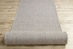 RugsX Runner Sisal Floorlux Design 20433 Silver Plain 70 Cm  70X120 Cm - thumbnail 1
